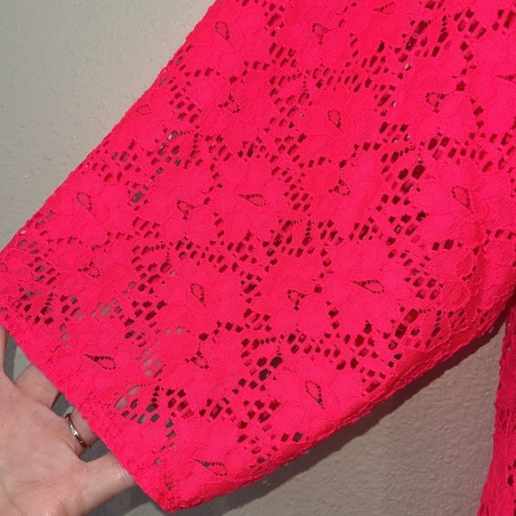 NEW WITH TAGS Women’s LULAROE Shirley soft stretchy Lace open front cardi top L - Picture 4 of 6